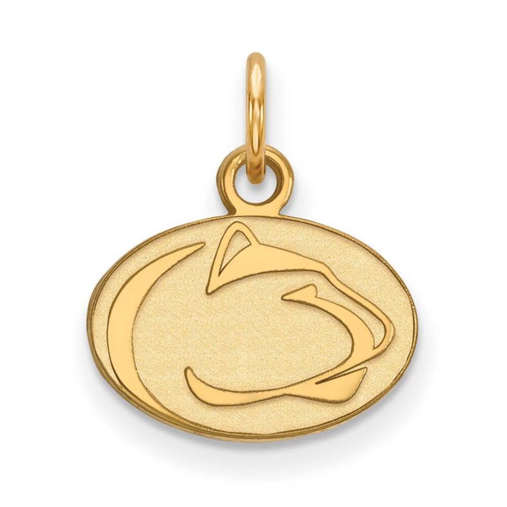 14k Gold Plated Silver Penn State XS (Tiny) Charm or Pendant